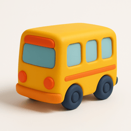 bus vocabulary illustration