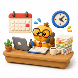 busy vocabulary illustration