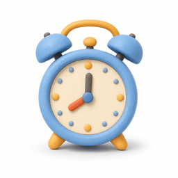 clock vocabulary illustration
