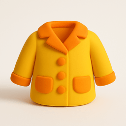 coat vocabulary illustration
