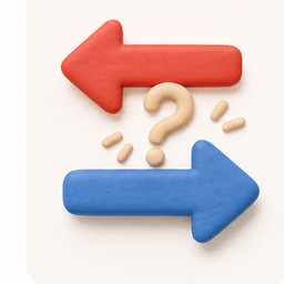 contradiction vocabulary illustration
