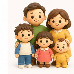 family vocabulary illustration