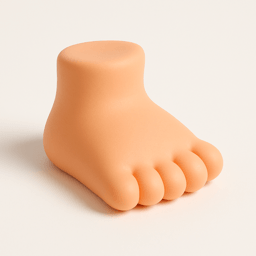 foot vocabulary illustration