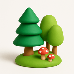 forest vocabulary illustration