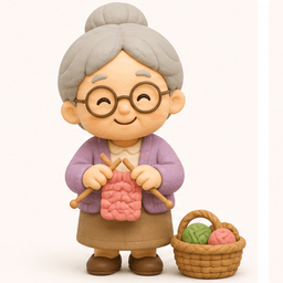 grandmother vocabulary illustration