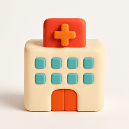 hospital vocabulary illustration