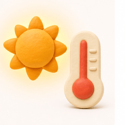 hot vocabulary illustration
