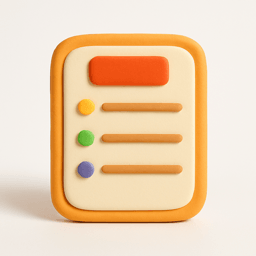 menu vocabulary illustration
