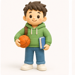 older brother vocabulary illustration