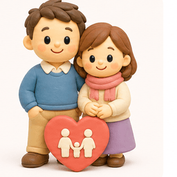 parents vocabulary illustration