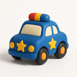 police vocabulary illustration