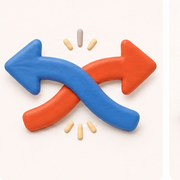 rather / on the contrary vocabulary illustration