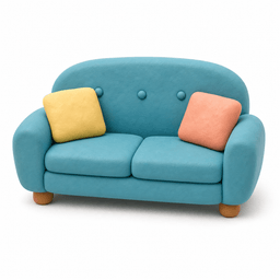 sofa vocabulary illustration