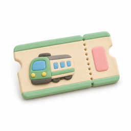 ticket vocabulary illustration