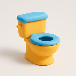 toilet vocabulary illustration