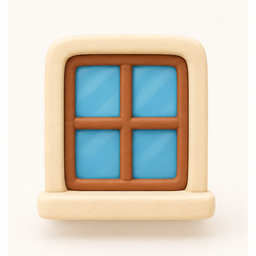 window vocabulary illustration